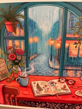500-Piece Flalivi Jigsaw Puzzle - Cozy Books And Tea Scene